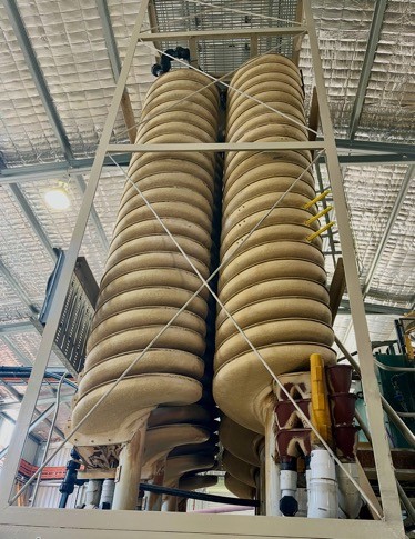 Newly Installed Spiral Separators