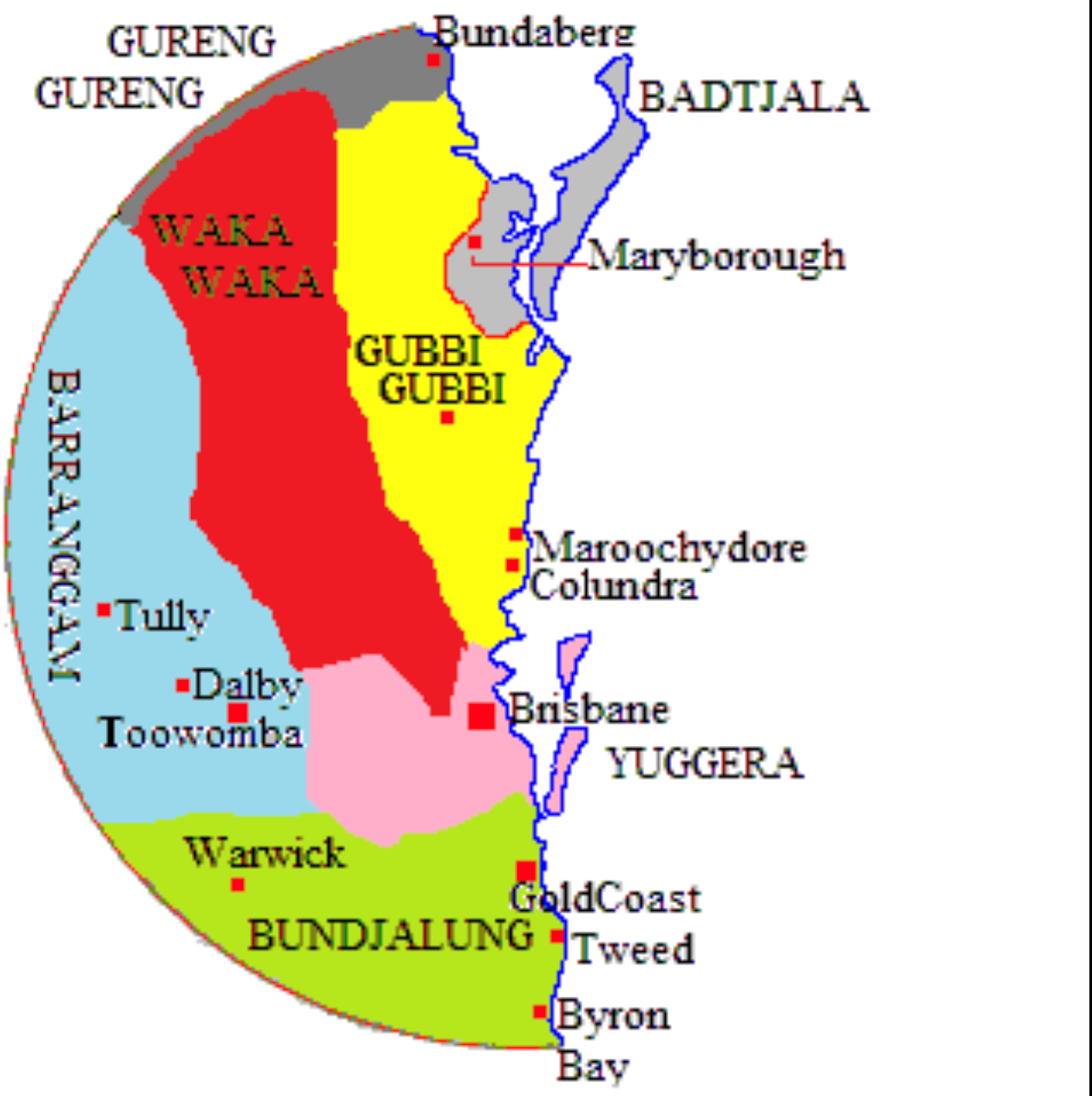 Traditional Wakka Wakka Lands
