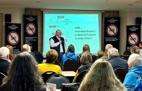 More than 60 local residents attended GDM’s Community Information Evening in Adelong on 16 April 2026.